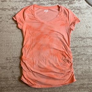 Two Short sleeved maternity shirts